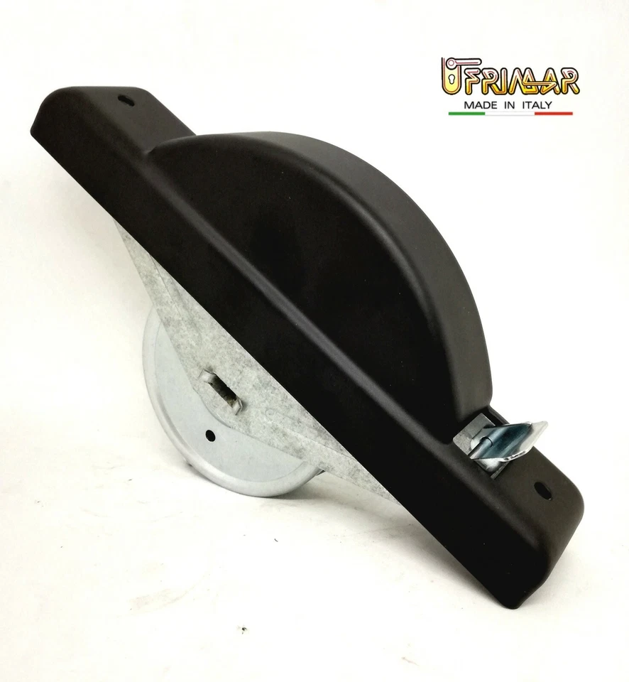 AVVOLGITORE PER TAPPARELLE SEMINCASSO int. mm.165 MT.8 PLACCA NERA METALLO - Immagine 3 di 4