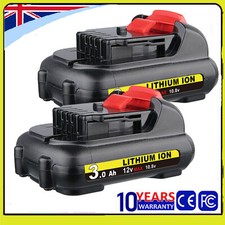 2X DCB124 For Dewalt DCB120 XR Slide Battery Pack 12V 10.8V 3.0Ah Li-ion DCB126