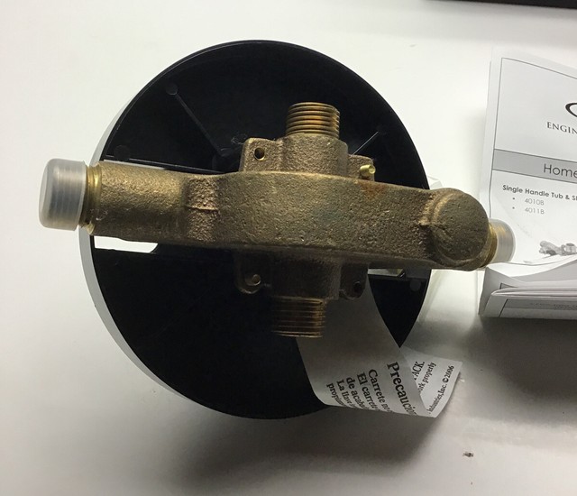 Pioneer 4010B Single Handle Tub & Shower Valve Set PVD Polished Chrome