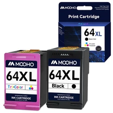64XL Ink Cartridges for HP envy photo 7855 7155 7858 6255 7800 7164 6255 Combos