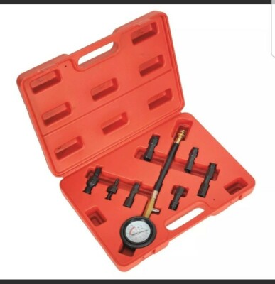 SEALEY 8-TEILIGES BENZIN-KOMPRESSIONSTEST-KIT MIT 5 ADAPTERN - VSE200