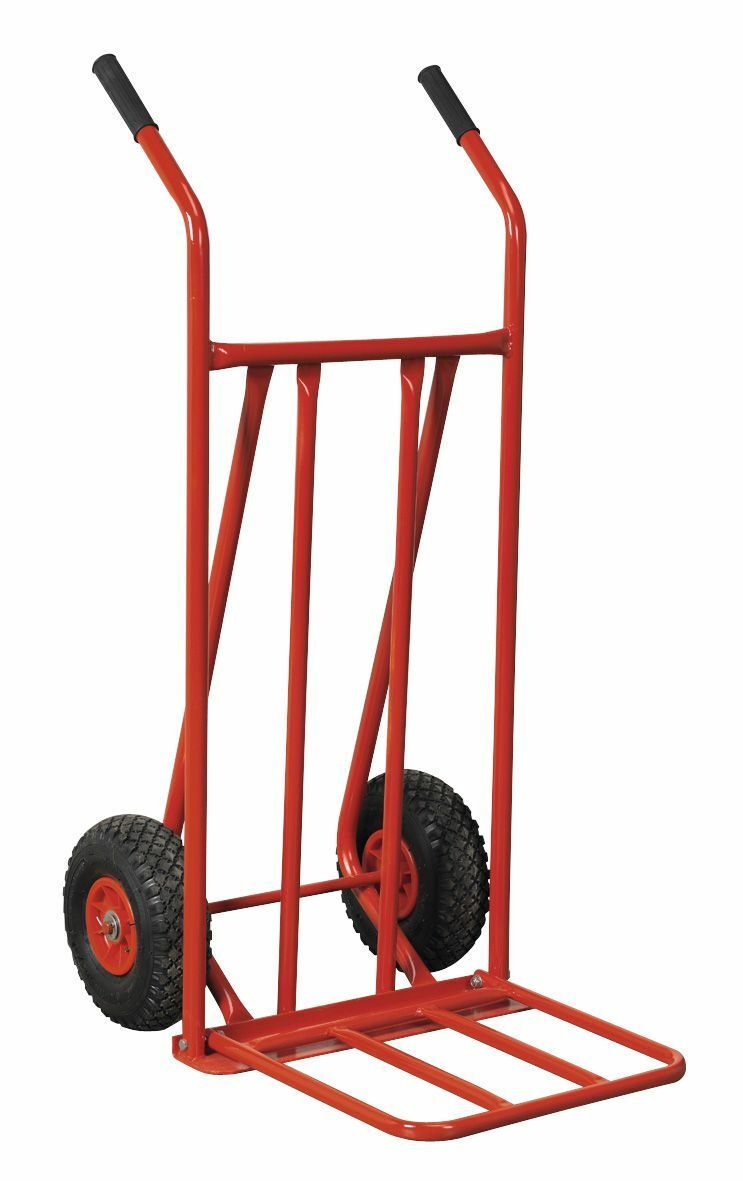 Sealey CST800 Sack Truck with Pneumatic Tyres Folding 150kg Capacity