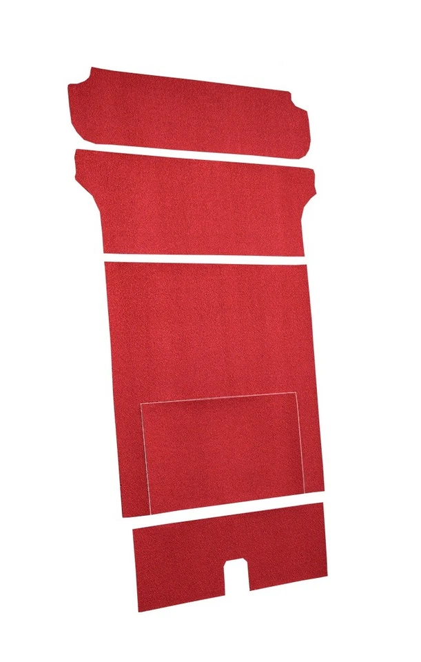 Chevrolet Bel Air 1955-57, Nomad vagón de 2 puertas área de carga 5 piezas alfombra de bucle Foto 2 de 2