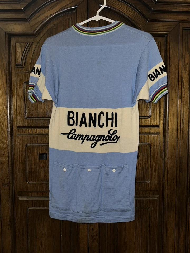 Alessandro Bianchi Campagnolo wool Jersey - Image 4 of 4