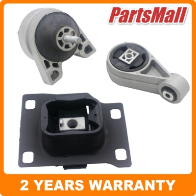 3X Engine Motor Trans Mount A2938,A2939,A2986 For Ford Focus 2.0L 2000-2004 SOHC