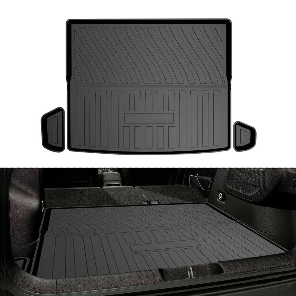 Black Cargo Trunk Liner Boot Floor Cover Mat Carpet for 2014-2023 Jeep Cherokee