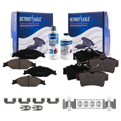 Front Rear Brake Pads for 1999-2004 Ford Mustang