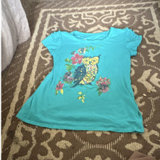 Epic Threads Girls Turquoise Owl Floral Graph...