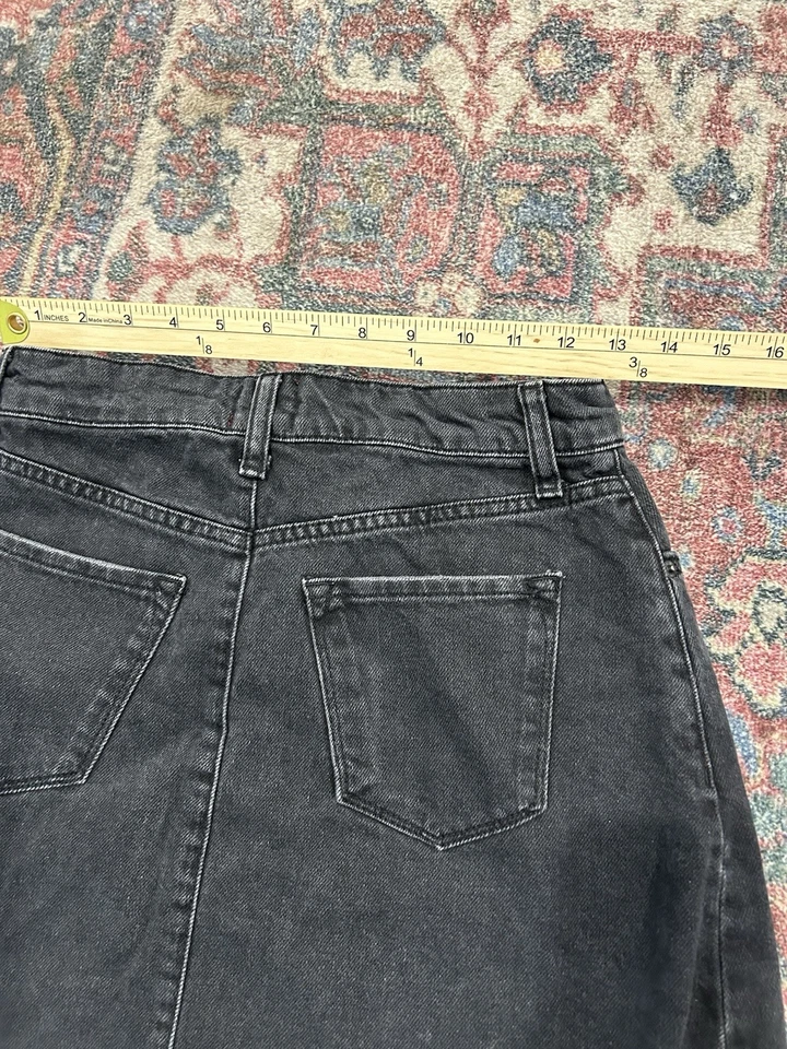 BDG на Urban Outfitters черный серый джинсовой ткани хлопок юбка маленький Y2K модный EUC - Изображение 3 из 4