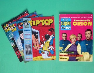 RAUMPATROUILLE ORION ☆ Fix und Fox Super Tip Top Nr. 6 4 Hefte Nr. 61 64 68 76