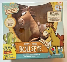 Thinkway Toys DISNEY PIXAR Toy Story BULLSEYE Woody's Roundup Signature Mint