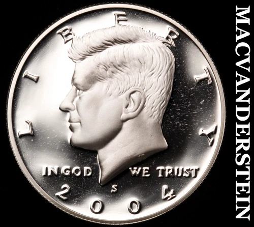 2004-S Kennedy Half Dollar- Silver Choice Gem Proof Luster No Reserve #i5475
