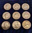 Washington Silver Quarters 25C Lot of 40 (1960-1964) .900 Fine Business.