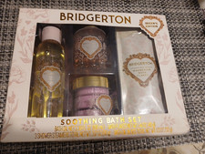Bridgerton Soothing Bath Set, 4 Piece Set, Queens Edition