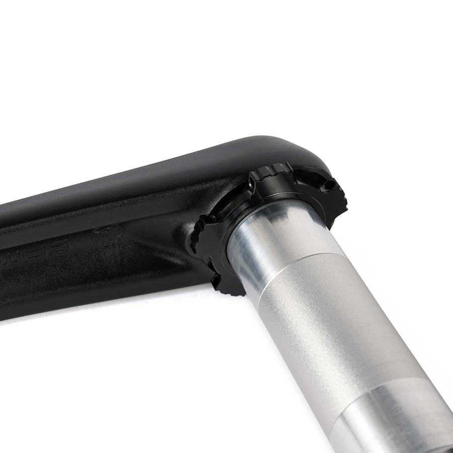 Шатунный вал с дорожным диском Seido Lyer алюминиевый 30-миллиметровый 172,5 мм черный