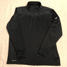 Nike Quarter Zip Dri-Fit Men  s Large Black