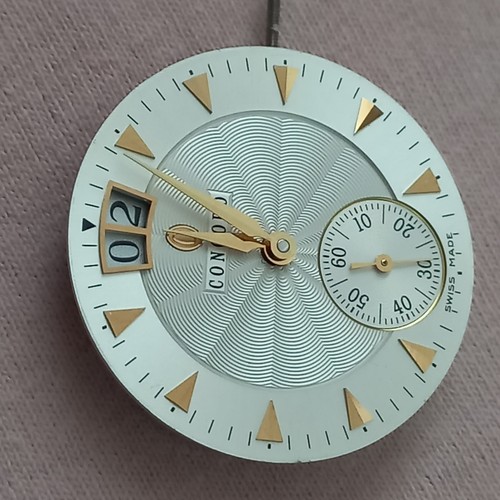ETA 2892A2 CONCORD UHRWERK ZIFFERBLATT UND ZEIGER IN GUTEM ZUSTAND - Bild 4 von 8