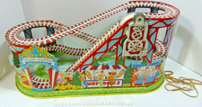50 s Vintage J Chein Tin Litho Key Mechanical Windup Toy Roller Coaster Only