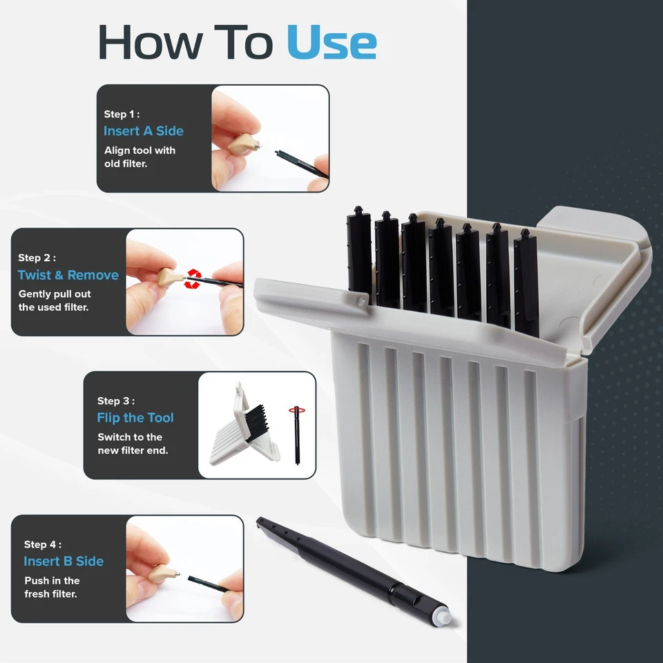 Signia & Rexton 3.0 NanoCare Wax Guards – 40 Count - Image 2 of 4