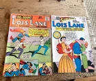 LOIS LANE SUPERMAN'S GIRLFRIEND 2 VINTAGE COMIC BOOKS-NO.31 1962,NO.14 GIANT1965