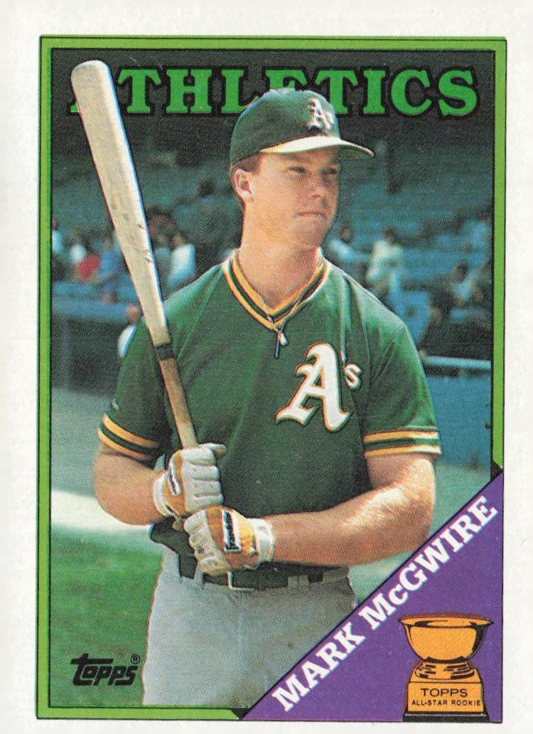 1988 Topps #580 Mark McGwire