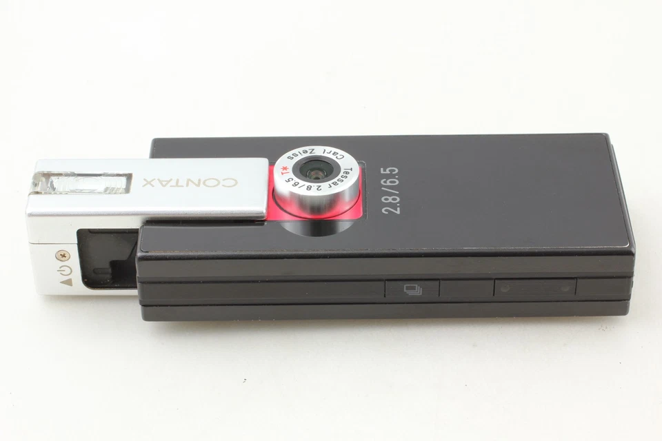 [N MINT+++] CONTAX i4R BLACK CARL ZEISS TESSAR 8.5mm F2.8 DIGITAL CAMERA JAPAN - Image 4 of 4