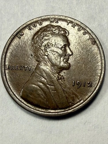 1912 LINCOLN CENT-  AU+ BROWN (UPGRADE THAT SPOT IN YOUR SET)  PRICED TO SELL🔥
