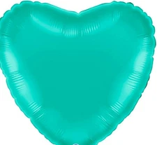 18" TIFFANY Heart Shape Foil Balloon  Metallic Finish 04577 - B25