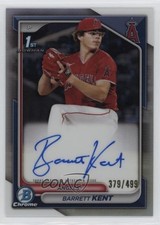 2024 Bowman Chrome Prospect Refractor 379/499 Barrett Kent #CPA-BK Auto 0zu6