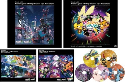 Nintendo Switch Pokemon Legends: Z-A + Mega Dimension Super Music Complete 5 CD