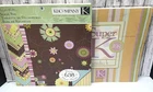 K & Company Brenda Walton Chocolate Super K 12x12 Paper Cardstock Packs Set of 2