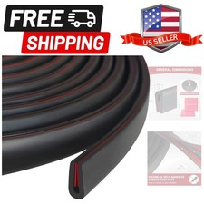 Rubber Edge Trim, 1/16" Self Adhesive Flexible U Channel Edge Protecter for S...