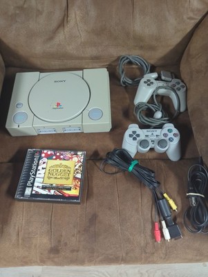 Original PlayStation PS1 Console Bundle w/2 Controller & Cords TESTED/WORKS