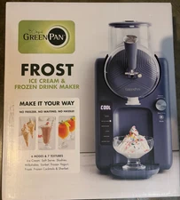 NEW GreenPan Frost Ice Cream & Frozen Drink Maker Berry Blue, Shipped in 2nd Box
