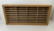 Vintage Wooden Cassette Tape Storage Rack Holds 36 Tapes Napa Valley Box Co USA