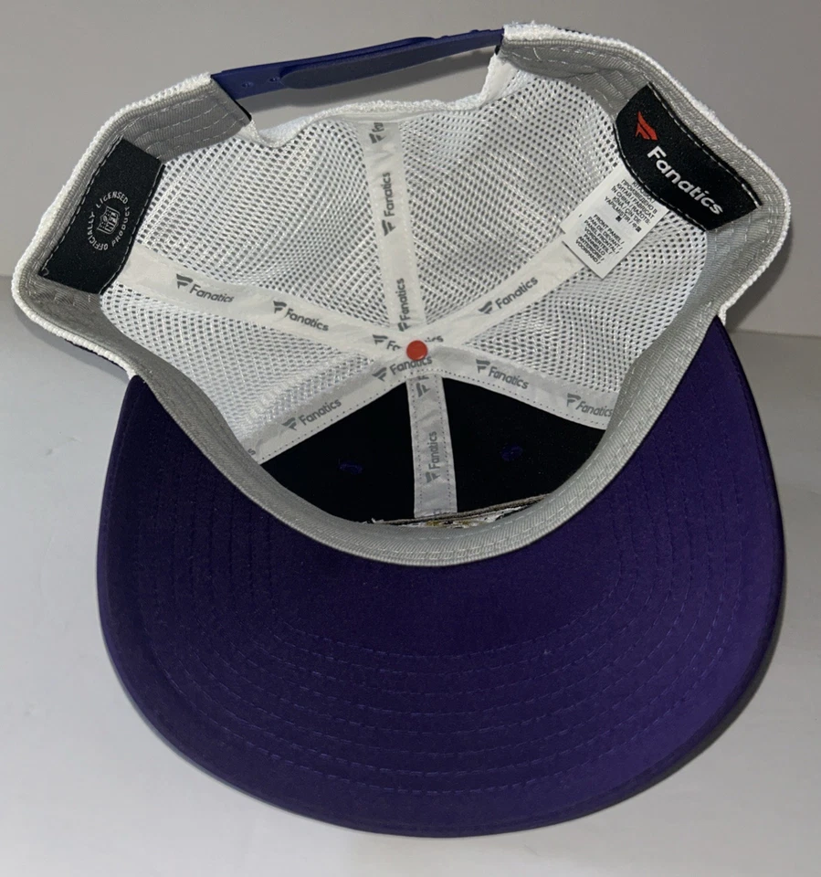 Baltimore Ravens NFL Men’s Adjustable One Size Baseball Hat Cap Fanatics NWOT - Image 4 of 4