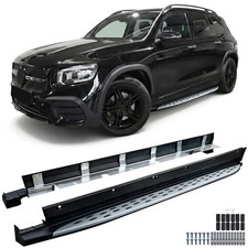 Alu Trittbretter Flankenschutz OE Look passt f&uuml;r Mercedes GLB X247 2019-2025