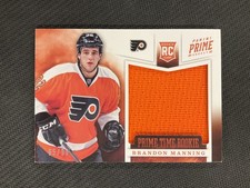 2012-13 Panini Prime #9 Brandon Manning Prime Time Rookies Jerseys /99