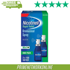 Nicotinell 1mg Mint Nicotine Spray ? (2 x 150 Sprays) 100% ORIGINAL ?????