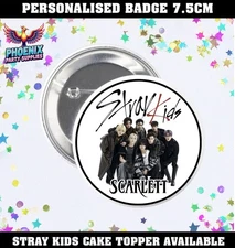PERSONALISED STRAY KIDS BIRTHDAY PARTY BADGE CUSTOM AGE BADGE KPOP