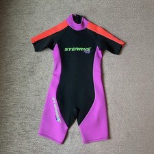 Stearns Wetsuit Women  s Black Purple Orange Size M