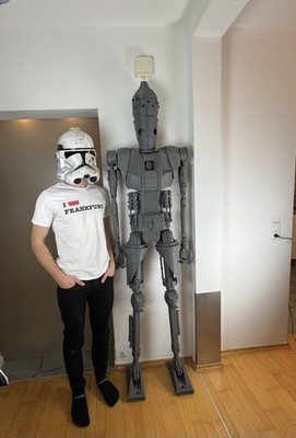 IG-11 Droide Star Wars Life Size (2,11m) | 3D Druck Cosplay / Display Prop DIY
