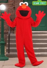 Adult Sesame Street Elmo Mascot Costume Size XL 