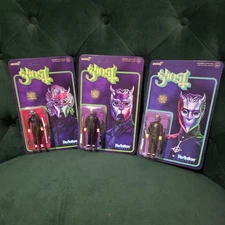 Ghost Band Super 7 Reaction Figure Lot 3 ghouls prequels meliora UNPUNCHED RARE 