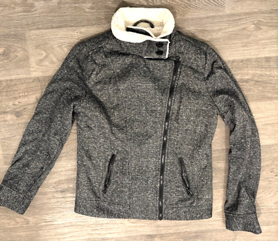 B HIP BY ME JANE - NWT - WOMENS JACKET - COWL NECK, FAUX WOOL - L