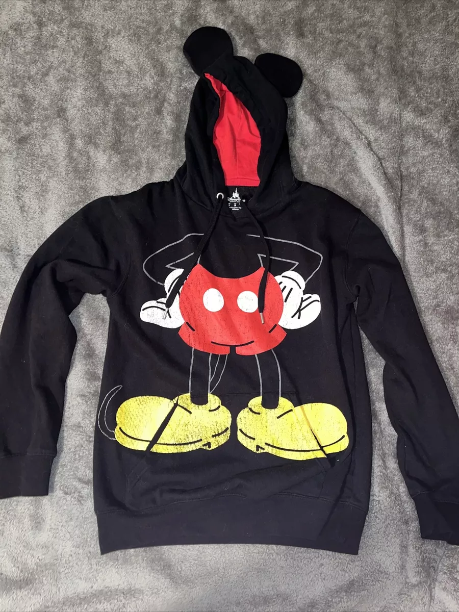DISNEY PARKS DISNEYLAND MICKEY MOUSE HOODIE HOODED SWEATSHIRT Sz DISNEY PARKS DISNEYLAND MICKEY MOUSE HOODIE HOODED SWEATSHIRT Sz