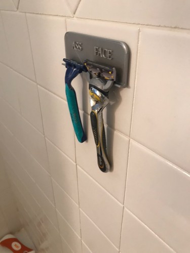 PACK 2 Soporte de Maquinilla de Ducha “Culo Cara” Organizador - Imagen 5 de 8