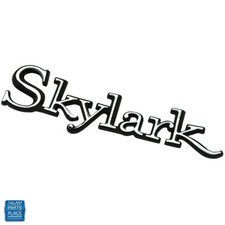 1968-1972 Skylark Skylark Trunk Deck Lid Emblem New 1968-1972 Skylark Skylark Trunk Deck Lid Emblem New