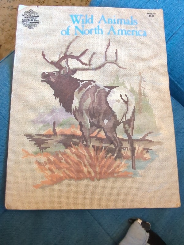 Designs By Gloria & Pat Cross Stitch Wild Animals of North America Book 10 1976