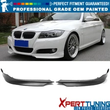 Fits 09-11 3 Series E90 LCI OE Style Painted Front Splitter Lip Painted Color